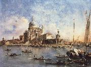 Francesco Guardi Venice The Punta della Dogana with S.Maria della Salute France oil painting reproduction
